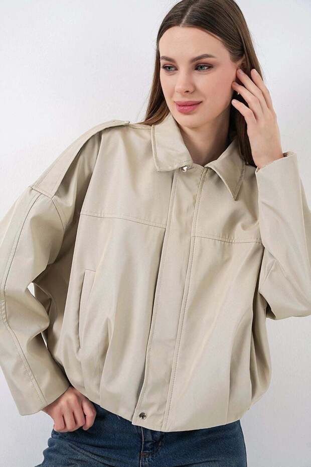 Bomber trench coat tas