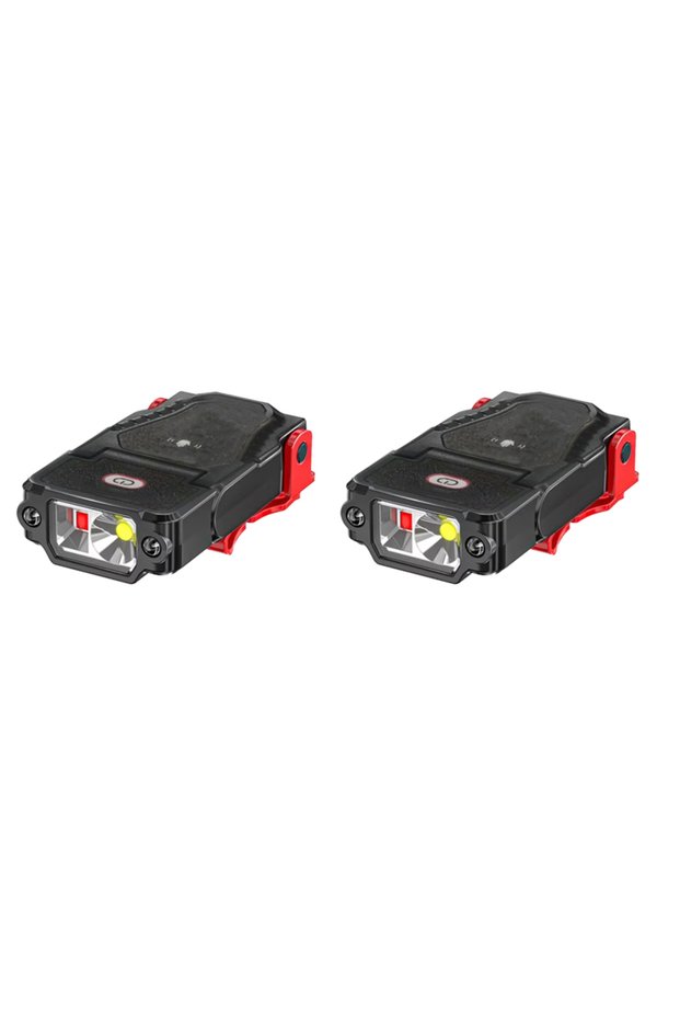 XHK12 2pcs 1-10PCS Mini Sensor LED Headlamp Hat Cap Clip Lights Rechargeable Head Torch Waterproof H