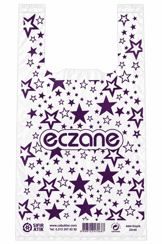 Pharmacy Bag Bio Athlete Type Small Size Starry (22X6,5X40 cm) - 215 Pieces