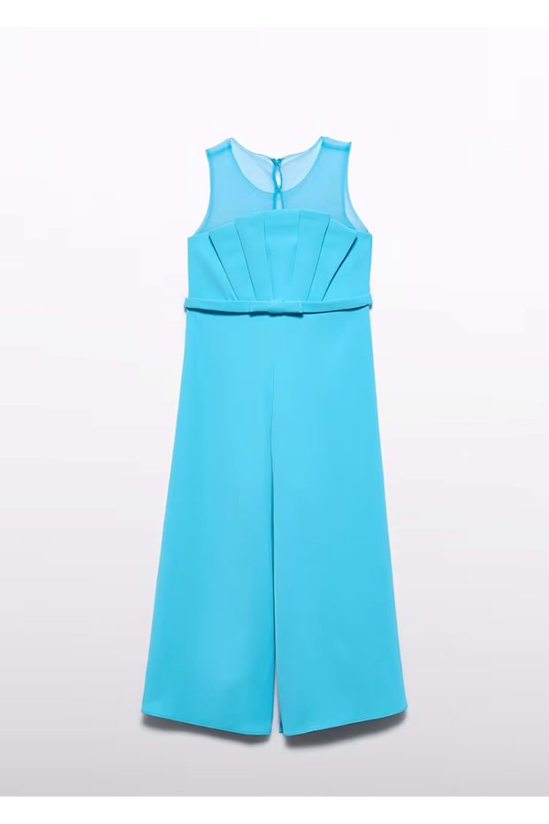 Girl's Jumpsuit Turquoise