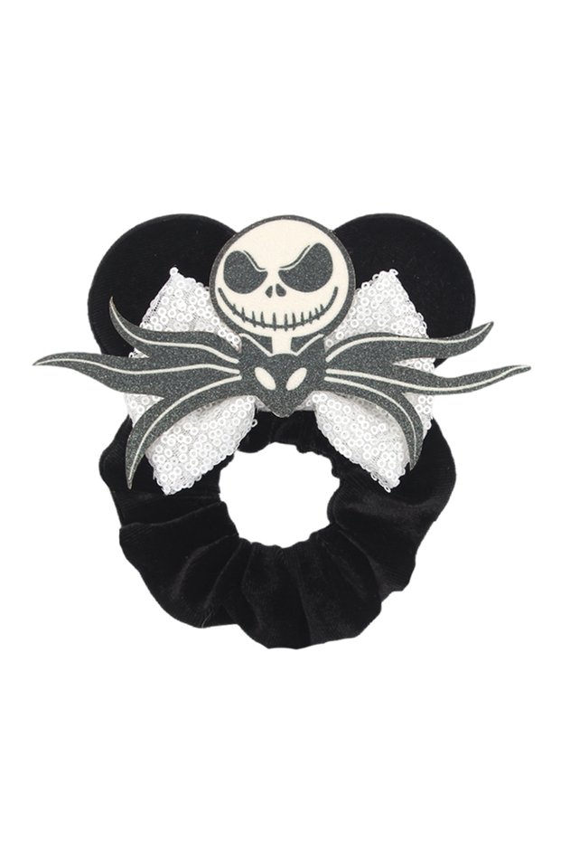 TDRB013-60 Newest Cute Disney Tigger Hair Scrunchies Velvet Hairband For Girls Women Sequins Bows H