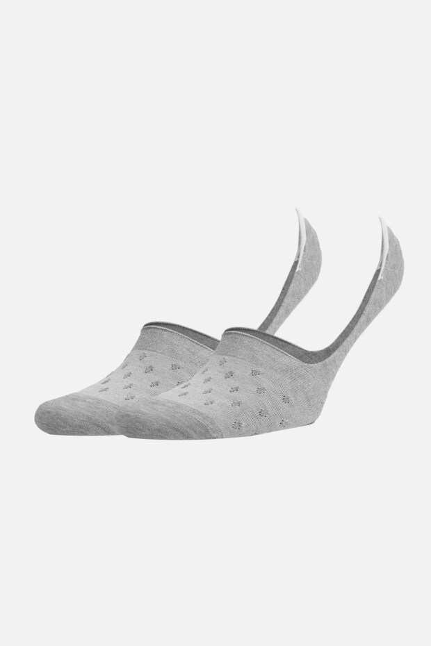 Women's Cotton Single Summer Ballerina Socks Gray