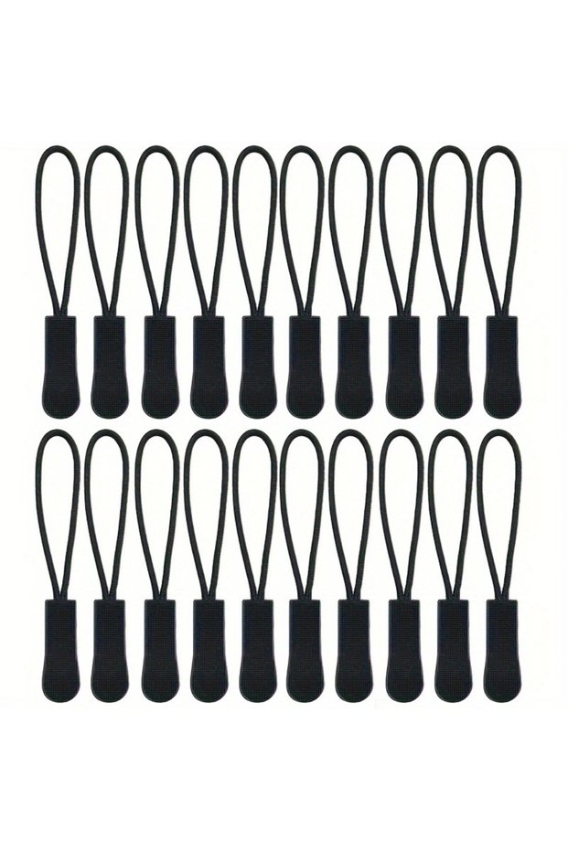 black-20pcs 20pc in stock zipper head rope, zipper head hanging rope, zipper head hanging rope, disa