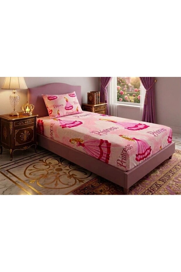 Single Fitted Sheet Set Princess