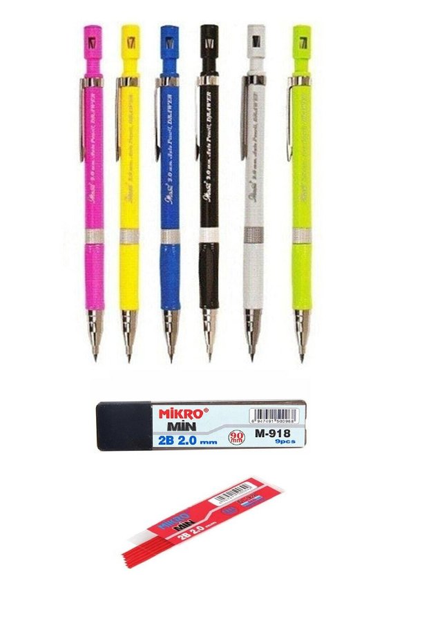 2.0mm Thick Nib Versatil Pen Set Thick Nib Pen + 2.0mm Thick Nib Black + Red