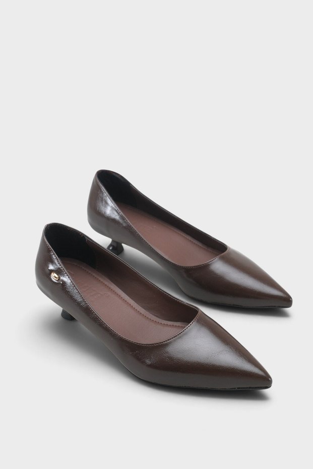 Madelyn Pointed Toe Low Heel Stiletto Shoes