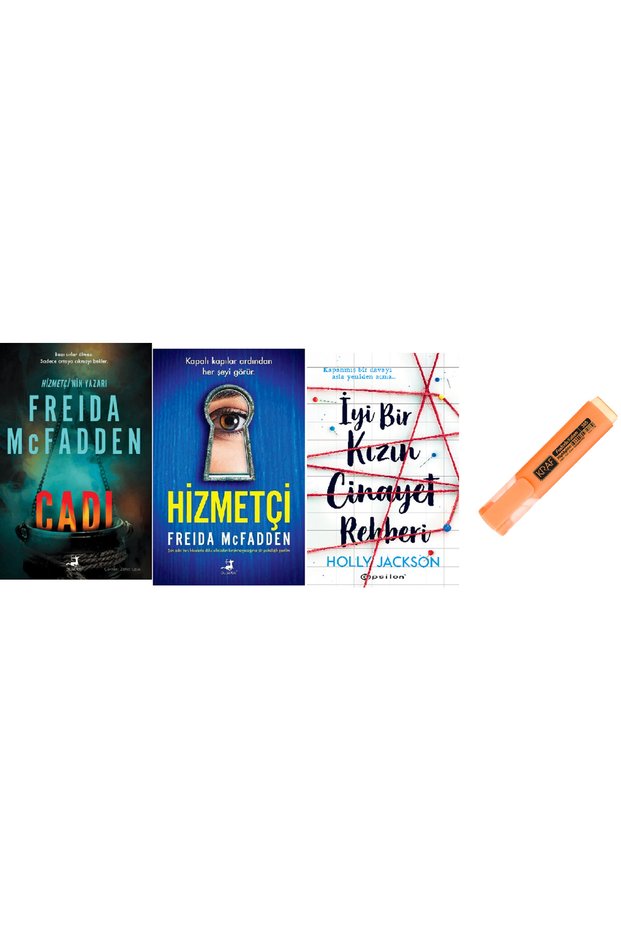 Cadı Freida McFadden + Hizmetçi + İyi Bir Kızın Cinayet Rehberi 3 Book Set Kalem Hd