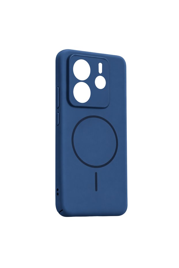 غطاء Xiaomi Redmi Note 14 4G Mika PC Magsafe - أزرق