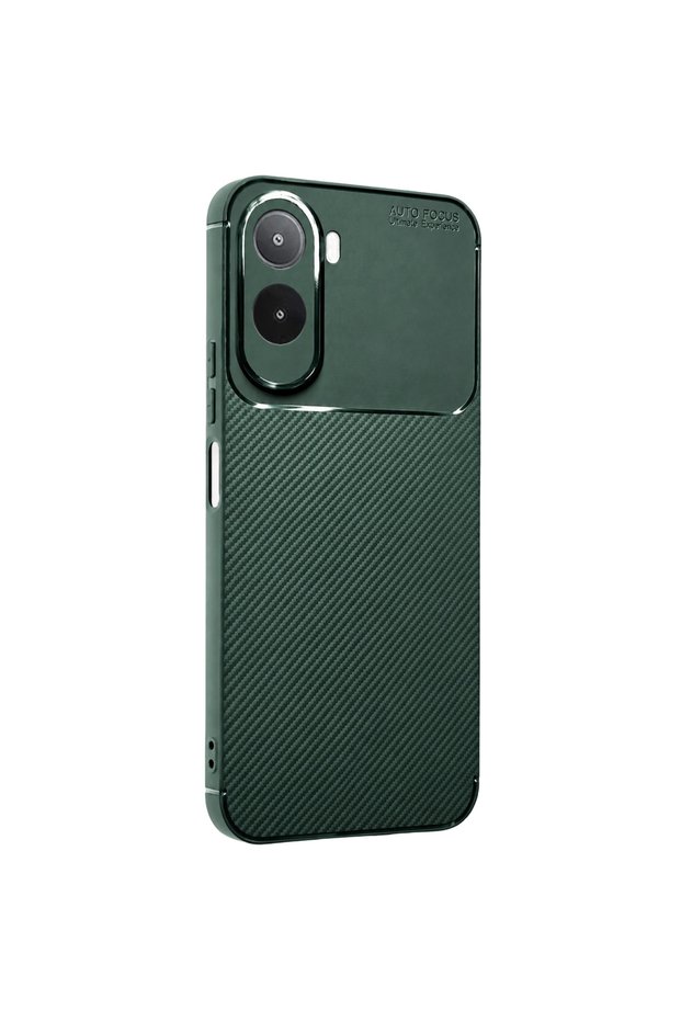 غطاء كاربون من فوكس أوتو لـ Xiaomi Redmi A7 Pro - أخضر