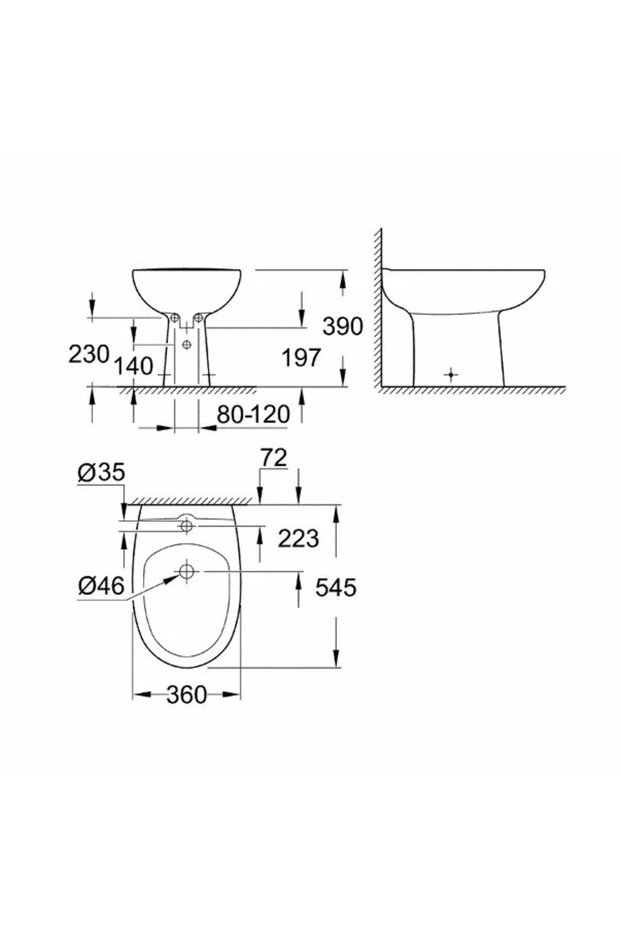 BIDET BAU CERAMIC