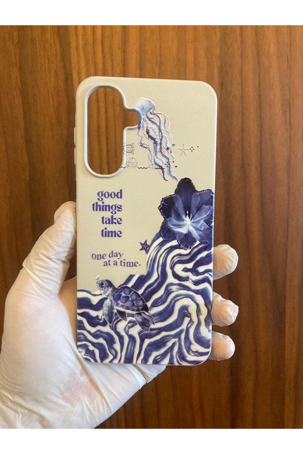 Samsung Galaxy A16 Printed Velvet Premium Silicone Phone Case (Cream Case)