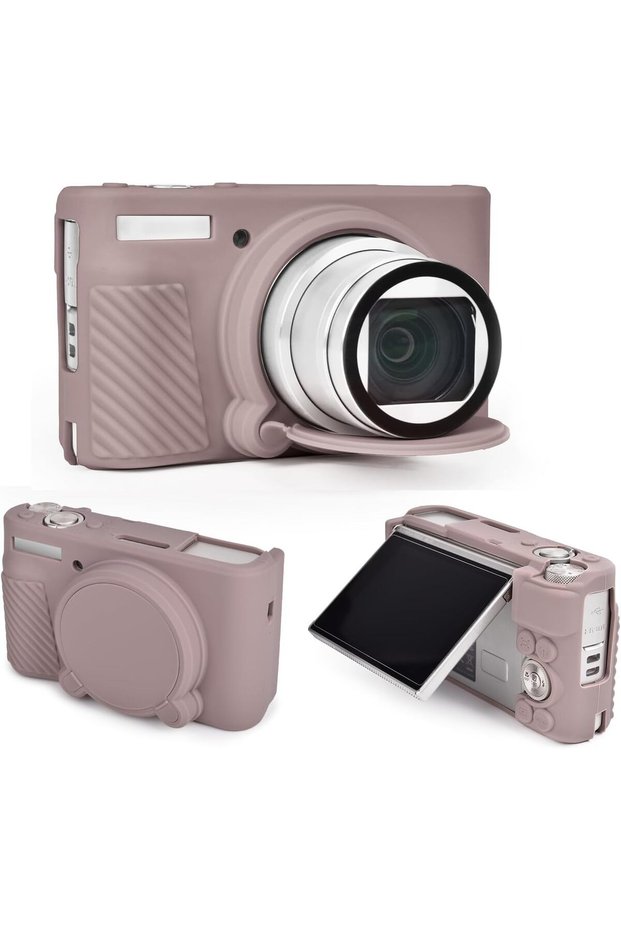 حافظة كاميرا لكانون SX730 SX740، حافظة من السيليكون الناعم مضادة للخدش وخفيفة الوزن وواقية