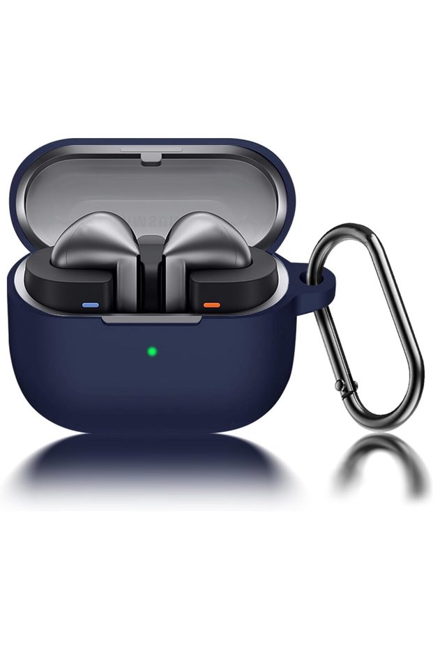 متوافق مع حافظة Galaxy Buds 3، غطاء حافظة من السيليكون الناعم مع سلسلة مفاتيح، مقاوم للصدمات، لهاتف Galaxy B