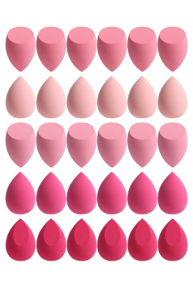 03 30 Beauty Eggs (Makeup Sponges) Foundation Make-Up Mixed Beauty Sponge, Liquid, Cream and Powder