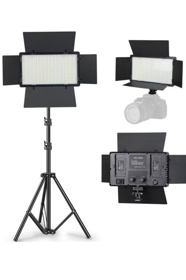Professional Studio LED Light Kit – 600W for Photo & Video