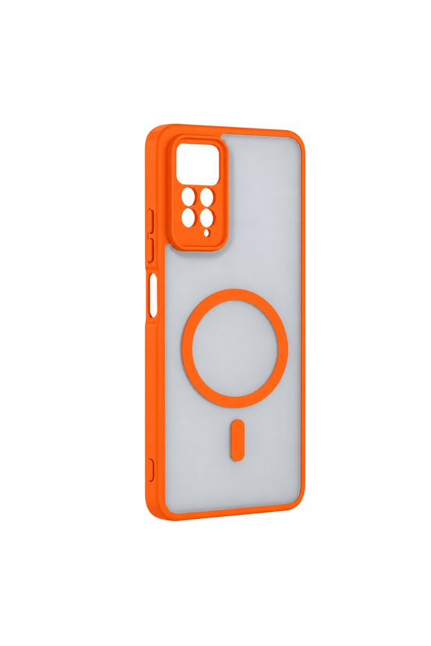 غطاء Xiaomi Redmi Note 11 Pro Loji Magsafe - برتقالي