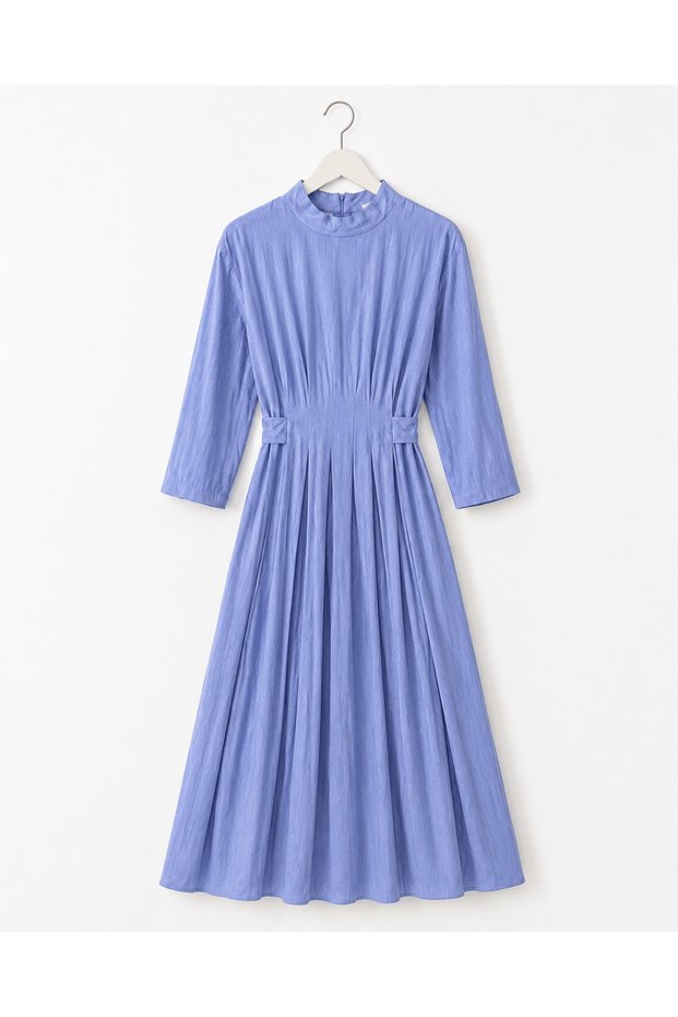 Beli Belted Dress - 51394 - Blue