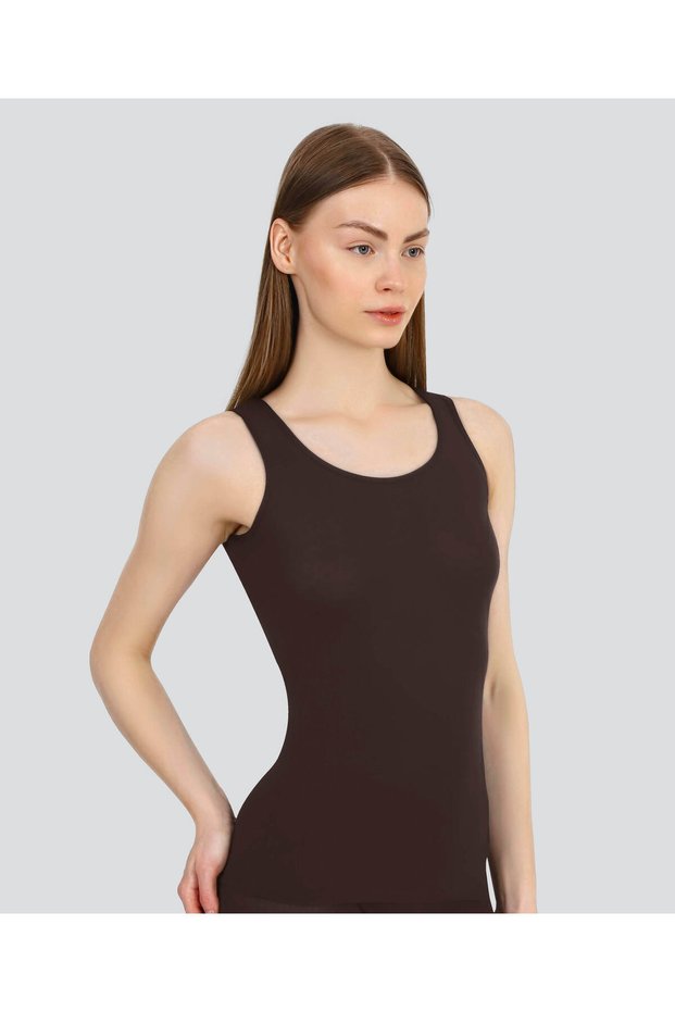 Organic Bamboo Thick Strap Undershirt
