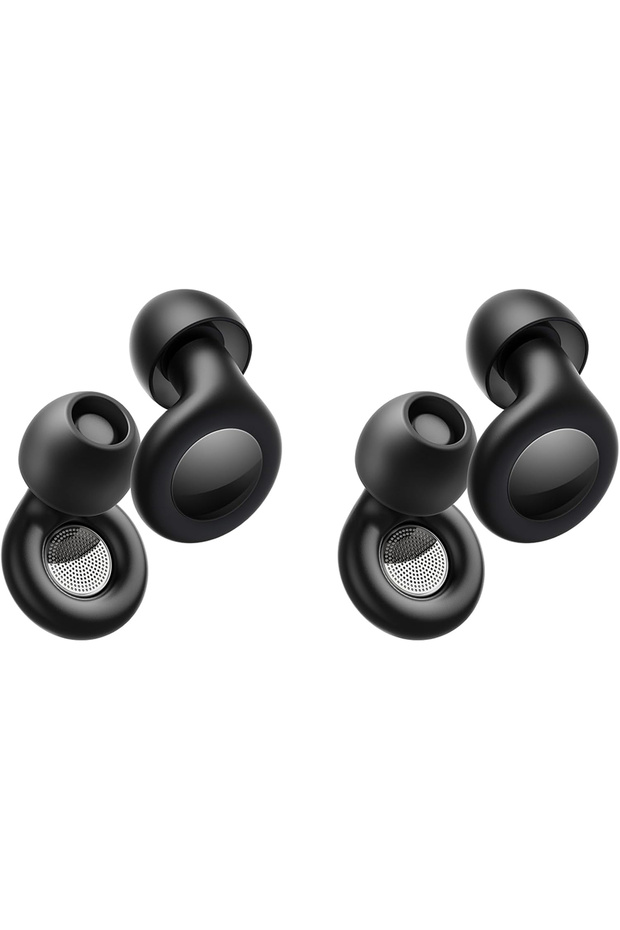 Black and Black Ear Plugs for Sleeping Noise Cancelling, 25dB Ear Plugs for Noise Reduction with 8 E
