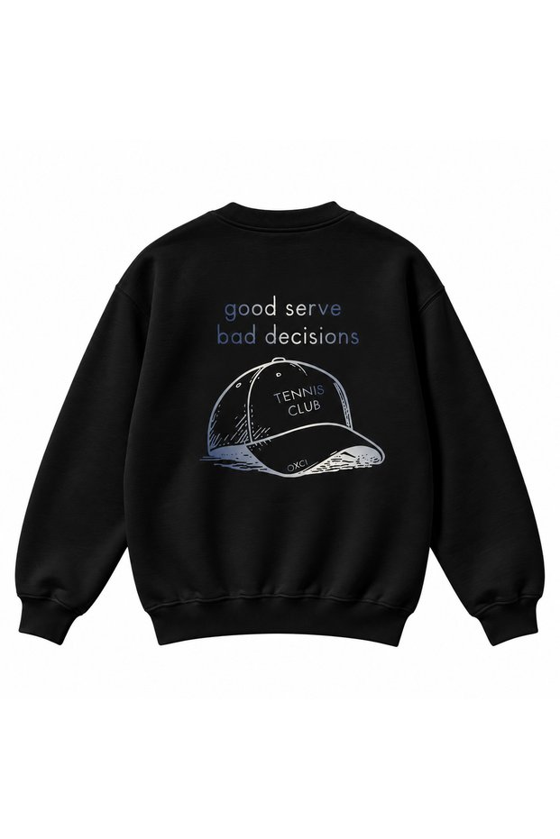 Tennis Club Good Serve Unisex Regular Sweatshirt