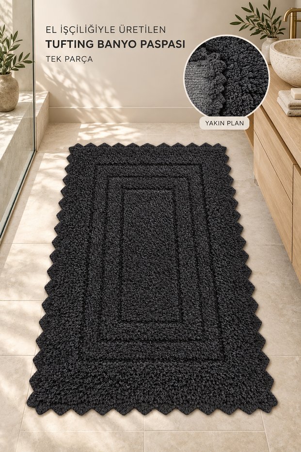 Bodrum Tufting Cotton Handmade Braided Mat 110 (70 X 120 cm)
