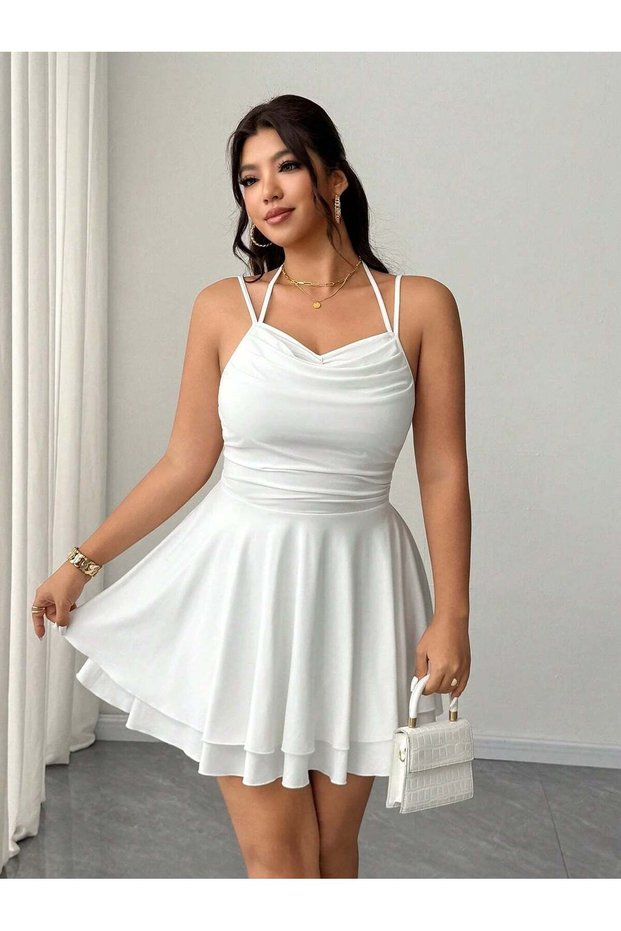 Rochie mini, alb