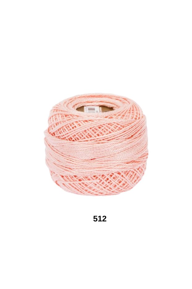 1 piece ören coton perle 8 100% mercerized hand embroidery knitting yarn - color: 512
