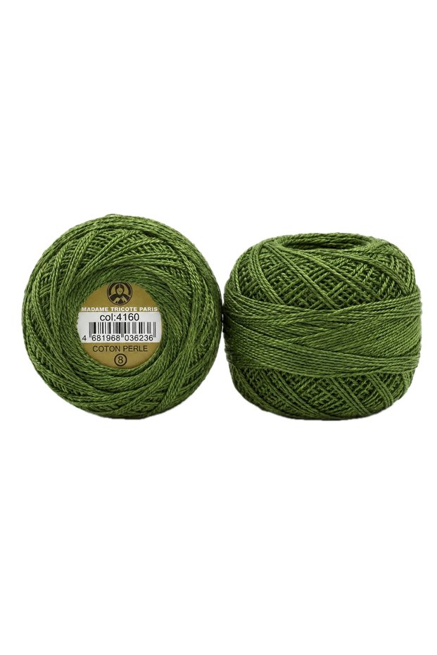 1 piece ören coton perle 8 100% mercerized hand embroidery knitting yarn - color: 4160