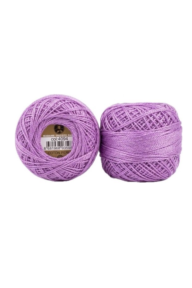 1 piece örenbayan coton perle 8 100% mercerized hand embroidery knitting yarn - color: 4094