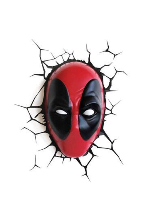 Lampă de perete LED 3D Marvel Deadpool