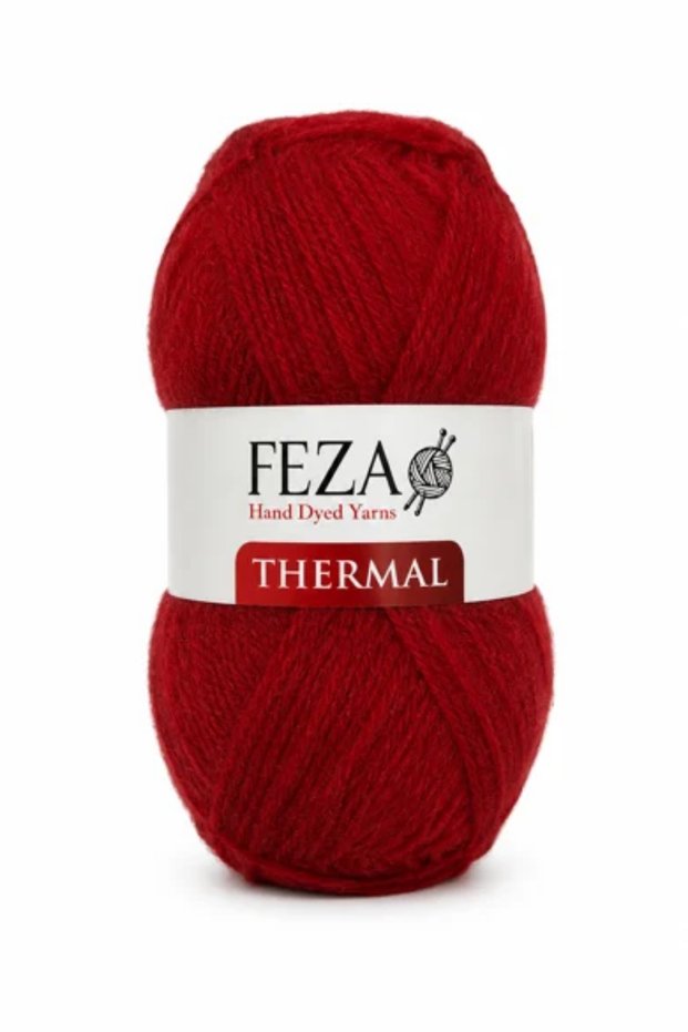 Feza Thermal Hand Knitting Yarn 100 Gr 200 Meters – 100% Polyamide Soft Textured Yarn for Sweaters, Cardigans, Scarves and Beanies