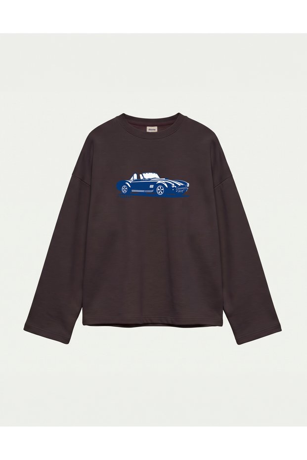 Oversize 100% Cotton 3-Thread Sweatshirt - Shelby