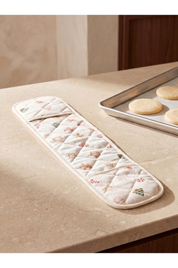 Rmz Gi̇yi̇m Farkiyla Embroidered Oven Mitt
