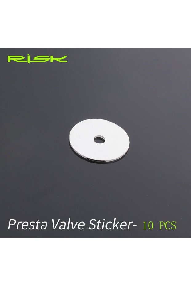 RA121 10pcs Risk Bike Presta Valve Sticker Glue Pad, MTB Road Bicycle Tube Tire Rim Protect, FV Valv