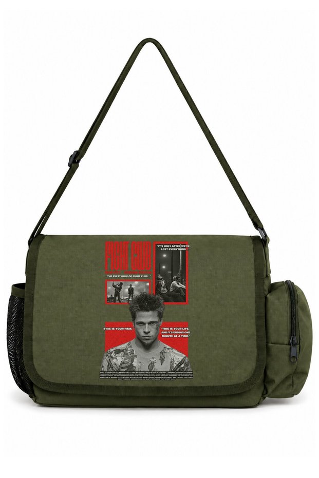 Fight Club Tyler Durden Film Printed School, Sports, Office Multi-Purpose Messenger Bag