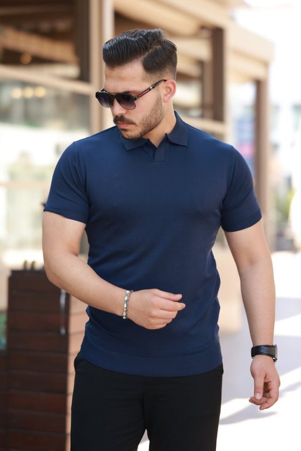 Men's Nurse Collar Short Sleeve T-Shirt