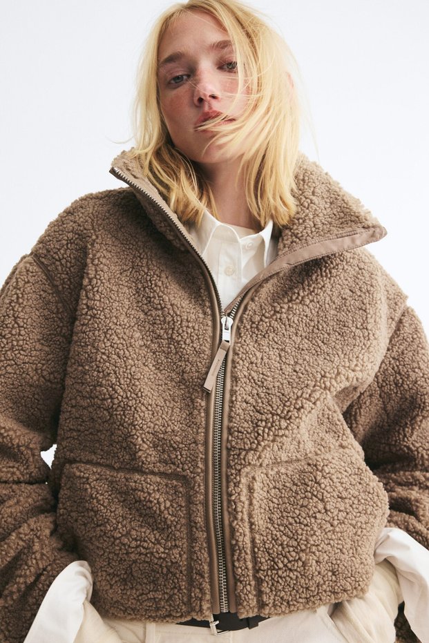 Oversize Pelüş Ceket