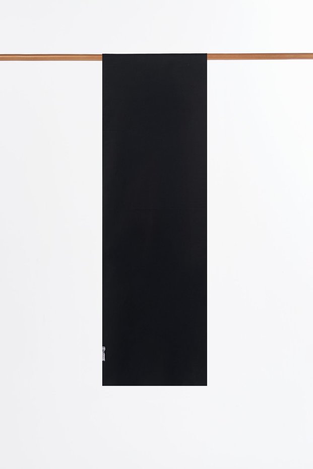 Plain Cotton Satin Shawl Black