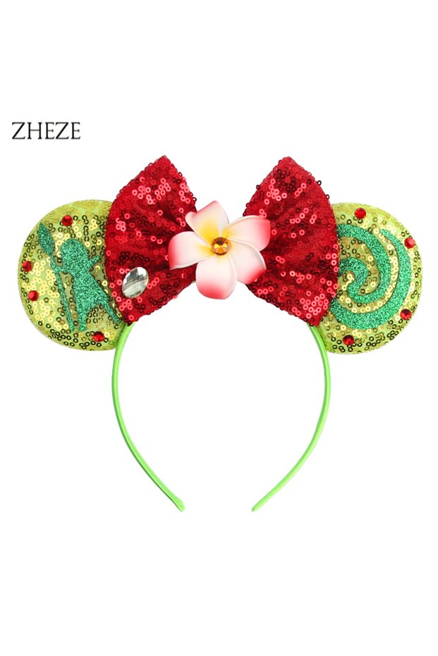 TDMQ151-21 Speelgoed Verhaal Cosplay Muis Oren Hoofdband Voor Meisjes Pailletten Strik Verjaardagsfe