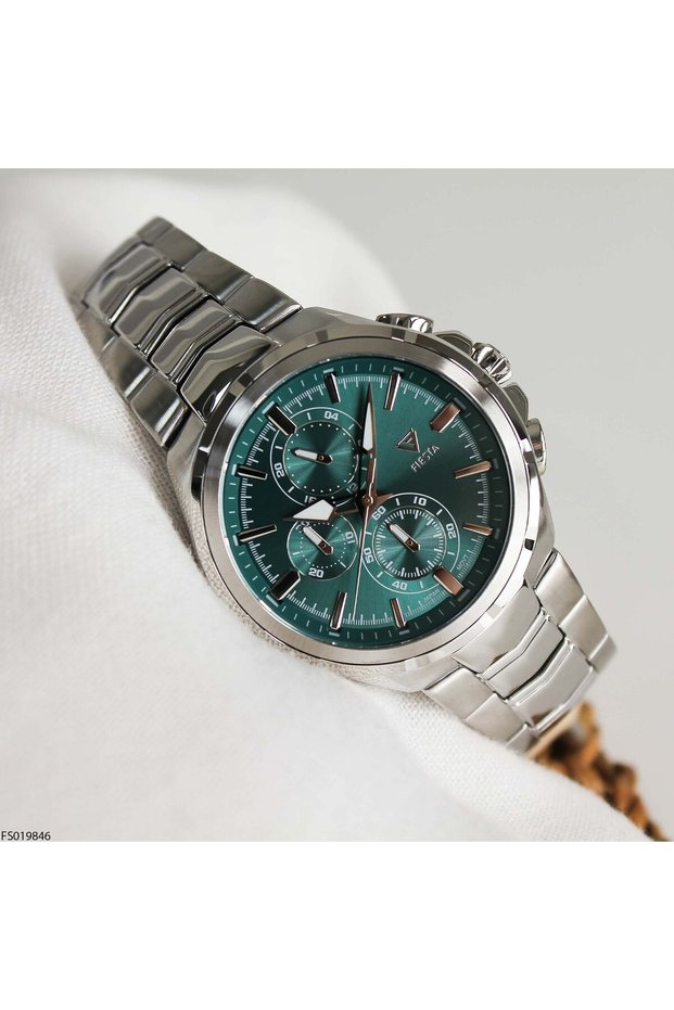 Fs019846 Men's Wristwatch with Steel Strap