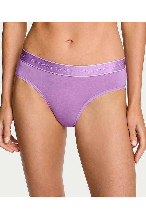 Cotton Logo Cotton Hiphugger Panty Cttnpntyctnoscdpedge