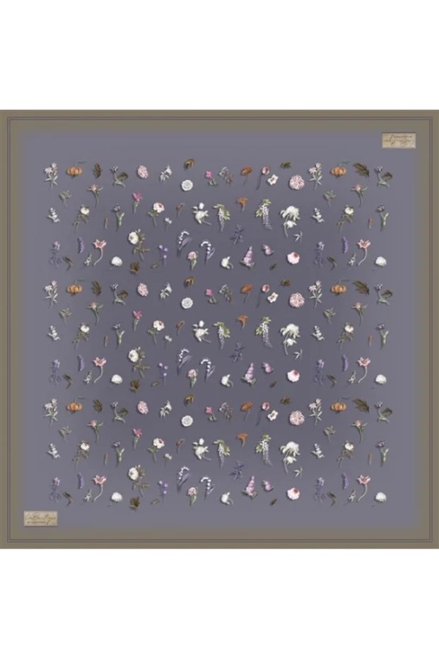 Sura Silk Scarf - Autumn-Winter- 90 X 90 -Asm2840-02