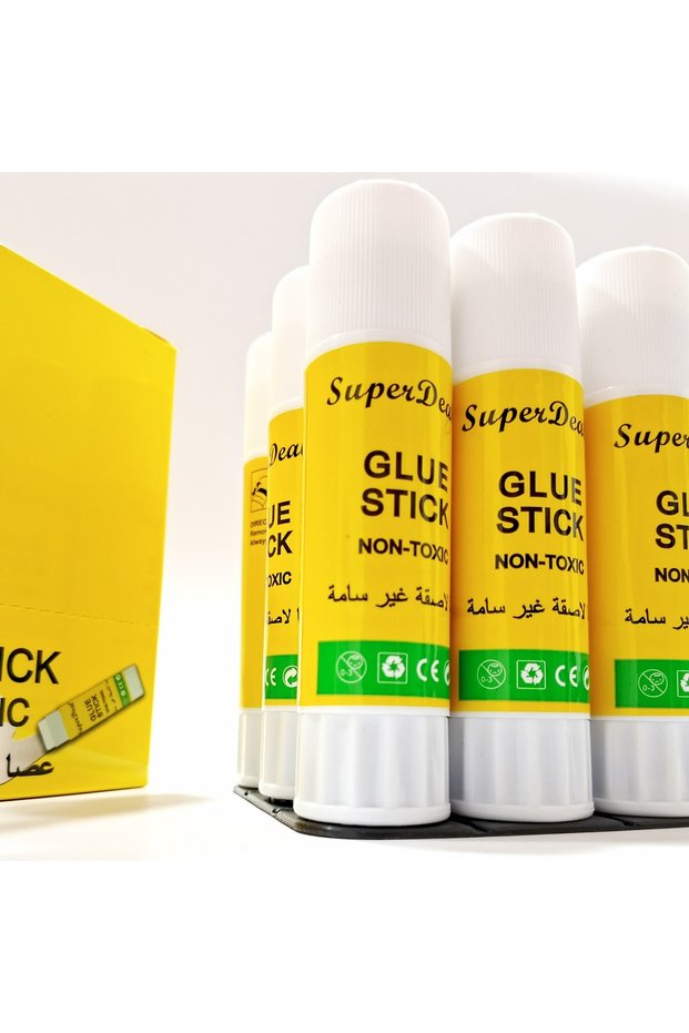 Superdeal 15gm PVP Gluestick - White (1X12)