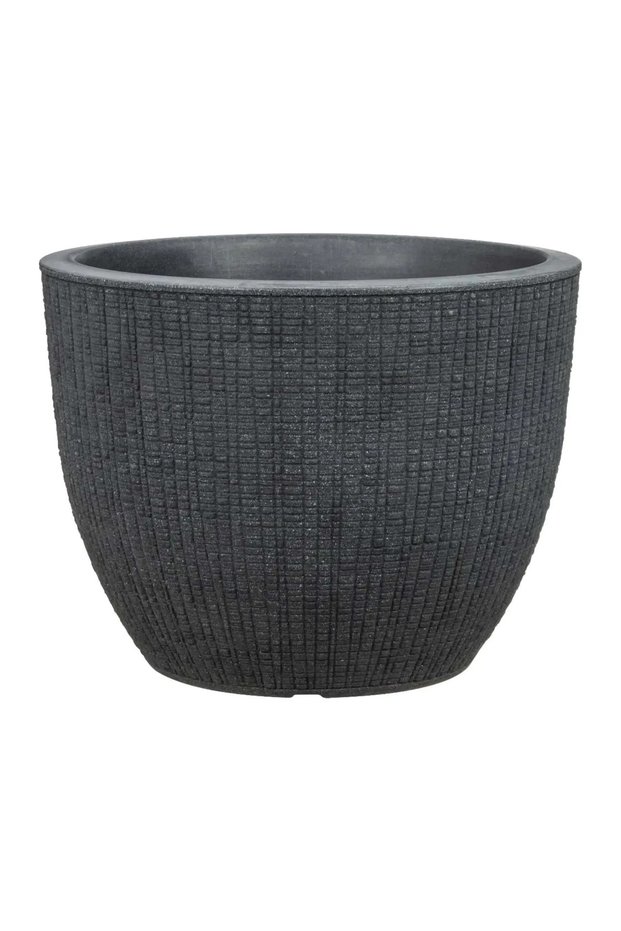 Barceo Plastic Plant Pot (47 x 36.1 cm, Anthracite)