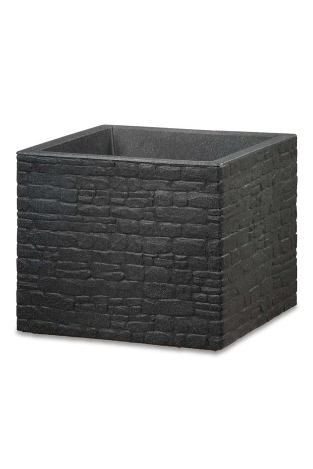 Muretto Plastic Plant Pot (37.5 x 37.5 x 33 cm, Anthracite)