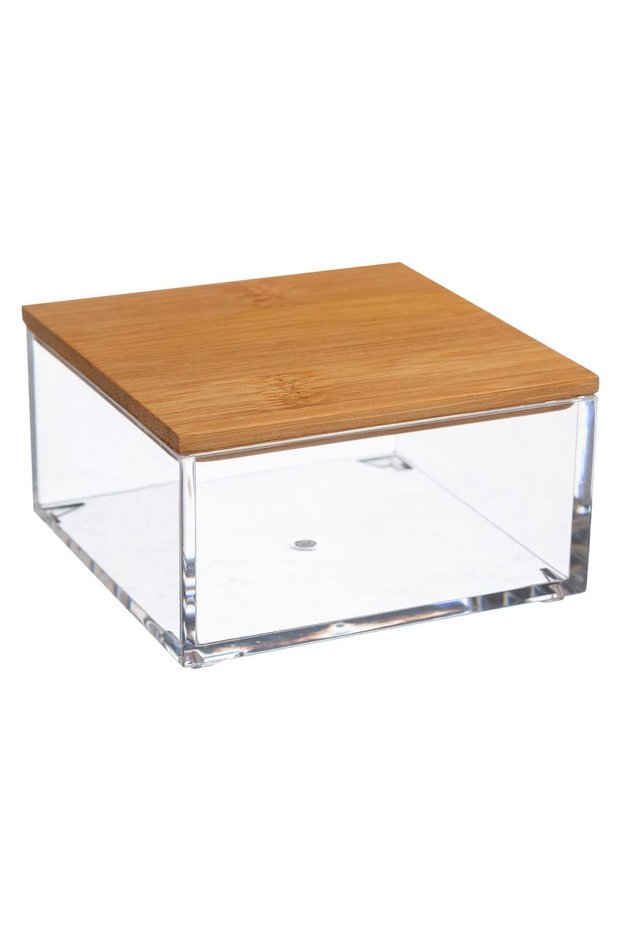 Selena Polystyrene Square Storage Box (10 x 5.4 x 10 cm, Small)