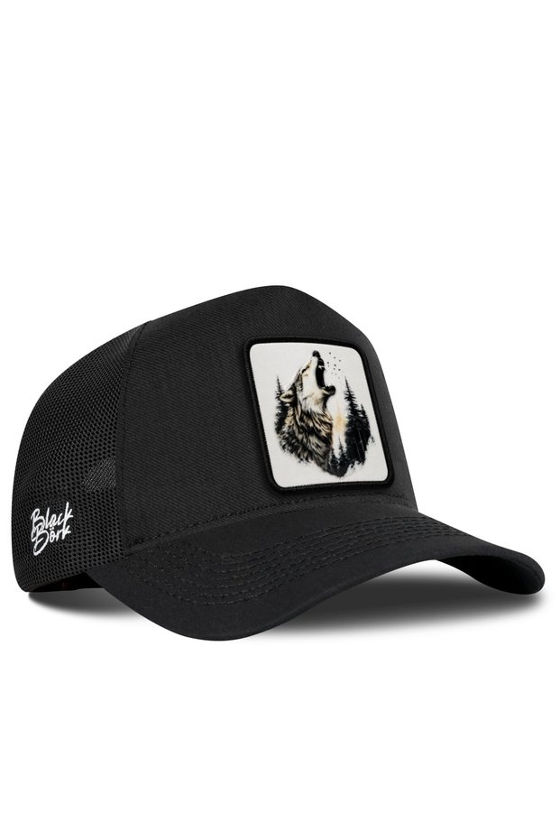 Kurt Logo Cordura Black Trucker Hat