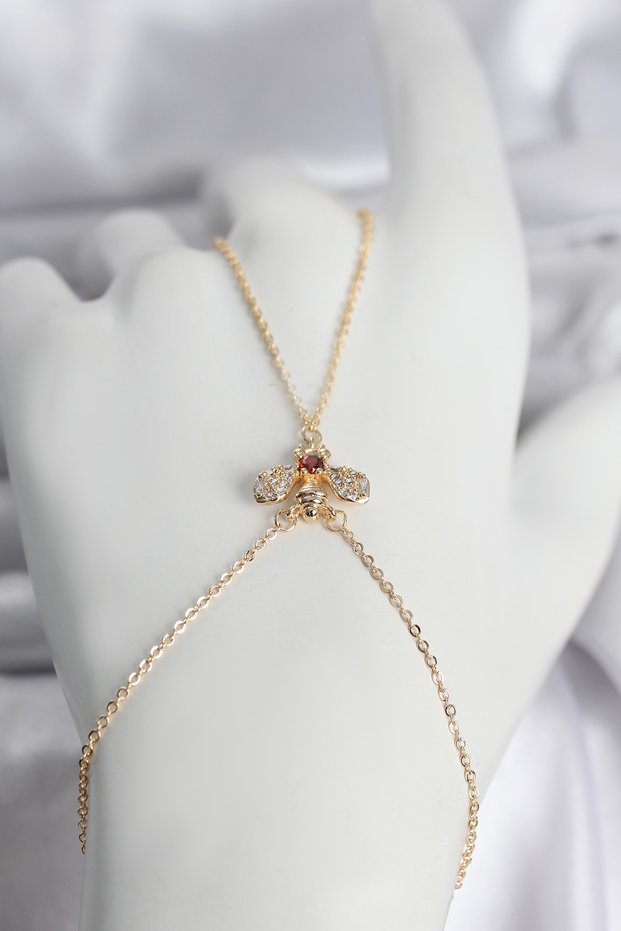 Brass Gold Color Fly Model Women's Şahmeran