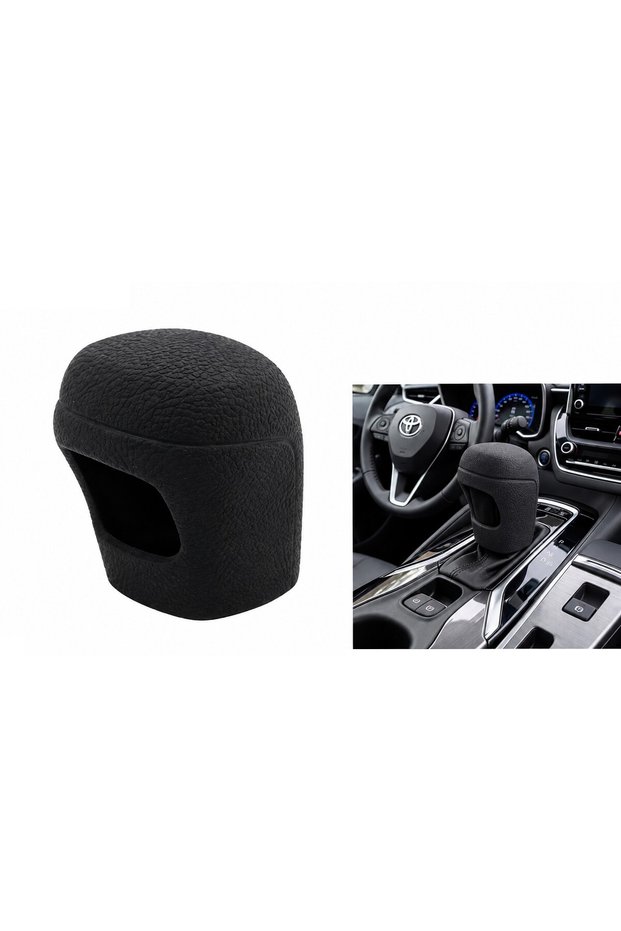 Gear Knob Cover Silicone Toyota Automatic Gear Black