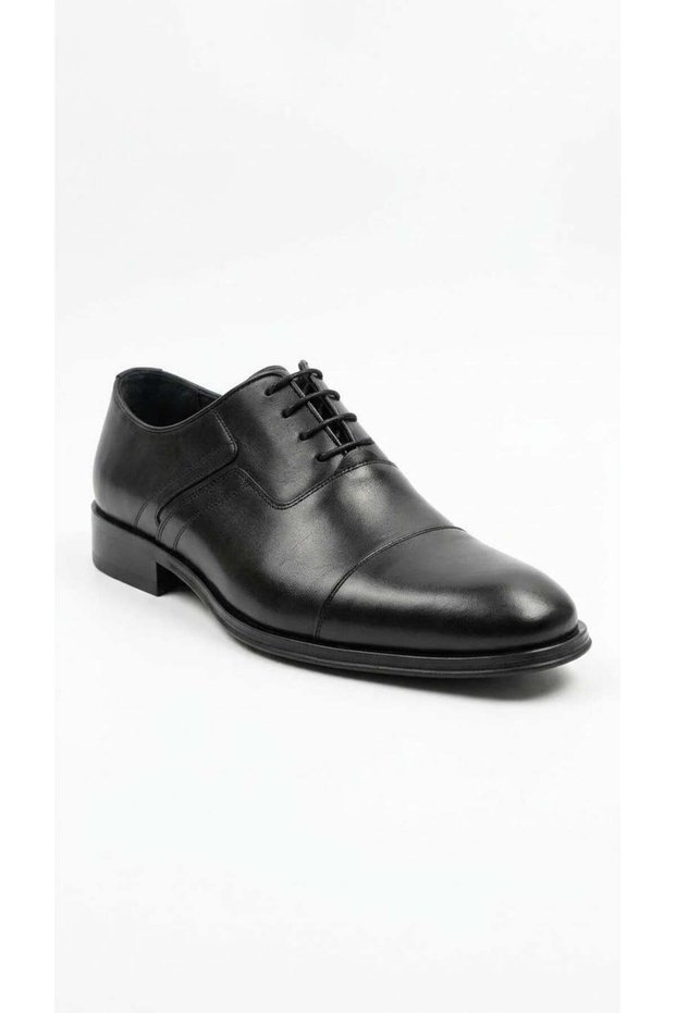 Fosco Black Men's Genuine Leather Shoes 020.1539-114/430